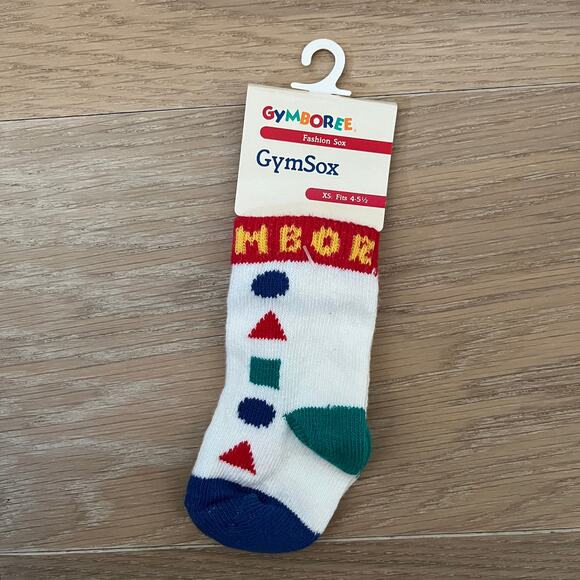 Vintage Gymboree GymSox Rainbow Tag Fashion Socks XS NEW - Picture 1 of 5